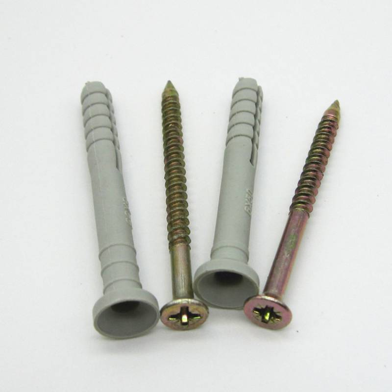 Anchor Bolt Expansion M12 Nylon Neck Plastic Spacer Price Production Line With Its Plug Bolts For Concrete anchor fastener