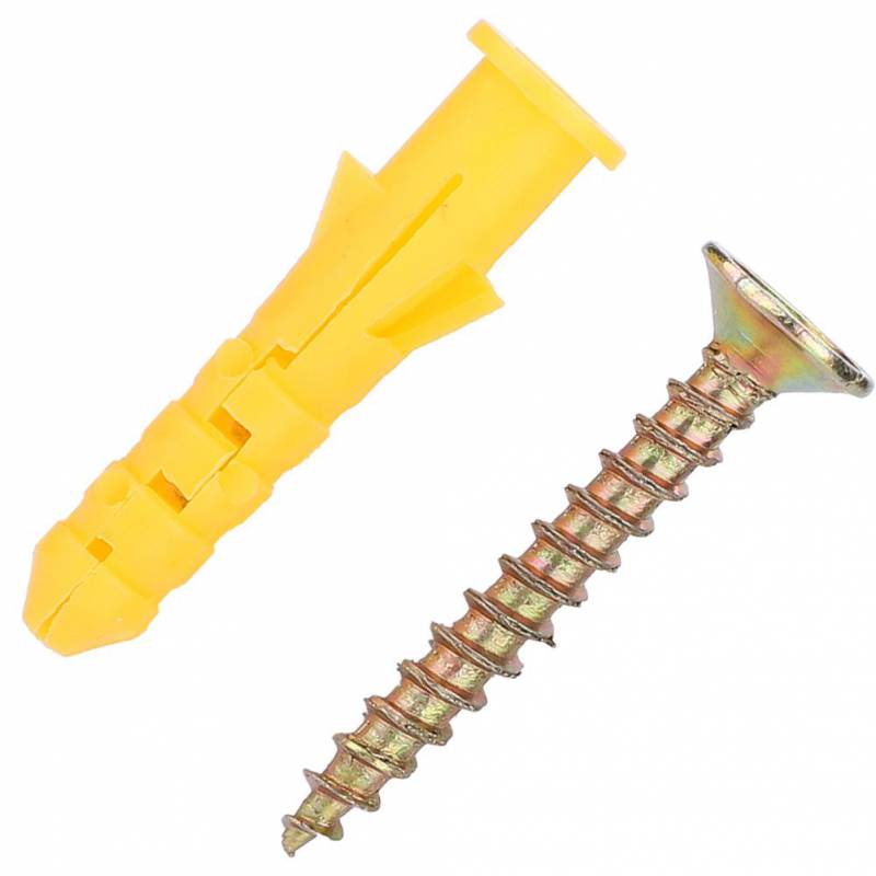 Dongguan manufacturer wholesale PE plastic wall plug expansion insulation anchors bolts plastic anchor screw