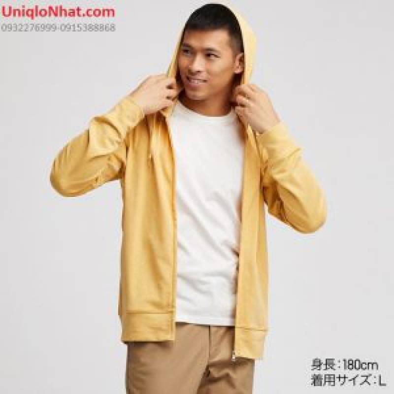 Áo chống nắng nam 2019 Uniqlo mầu vàng