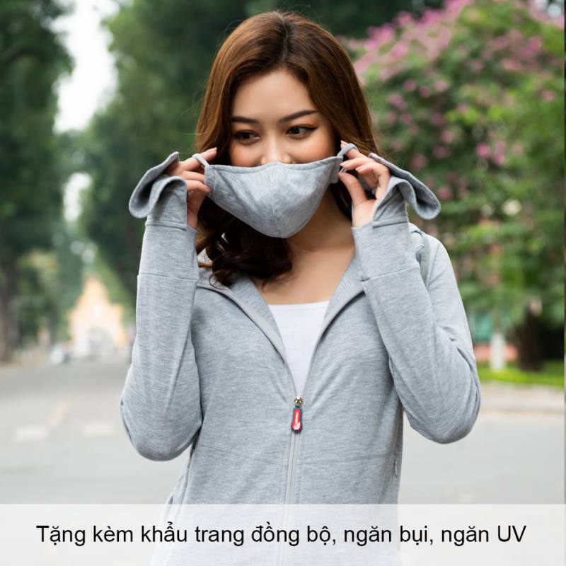 Áo chống nắng nữ cotton cardina