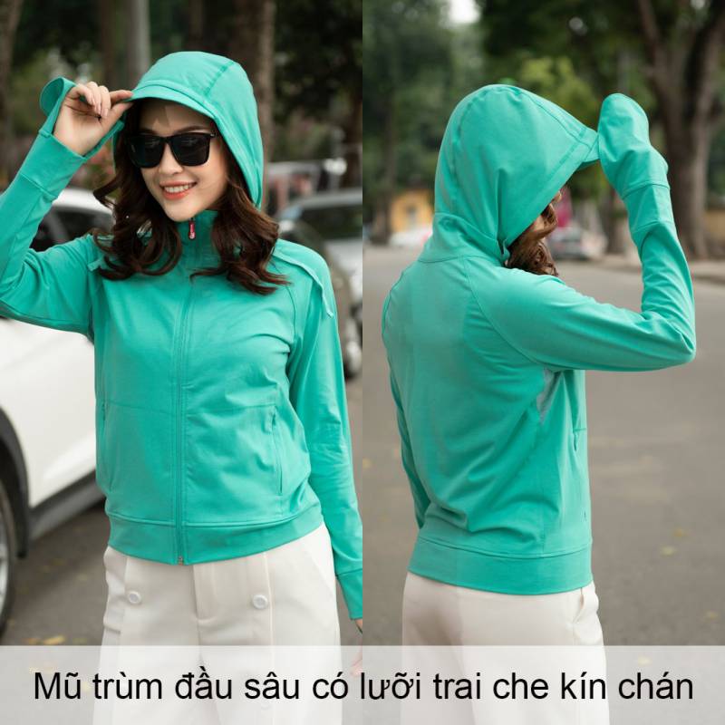 Áo chống nắng nữ cotton cardina