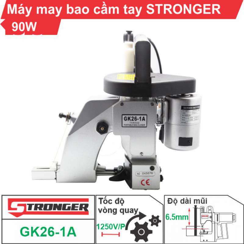 Máy may bao cầm tay Stronger gk26-1a