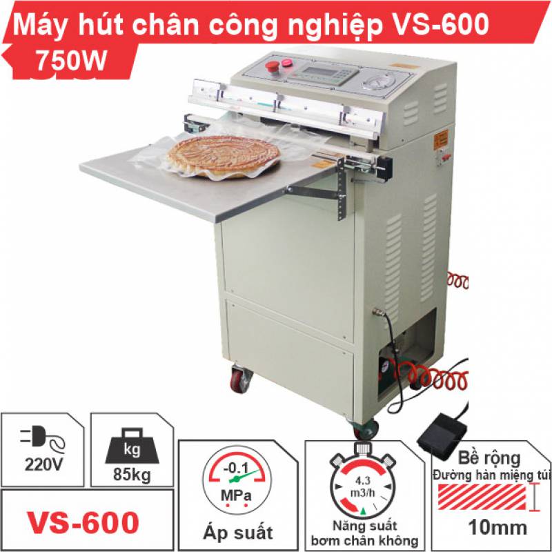 Máy hút chân không công nghiệp vòi ngoài VS-600