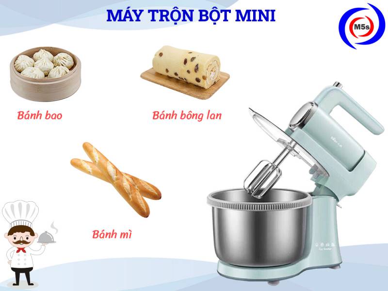 máy trộn bột mini 