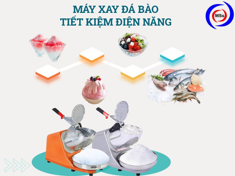 Máy xay đá bào tiết kiệm điện năng