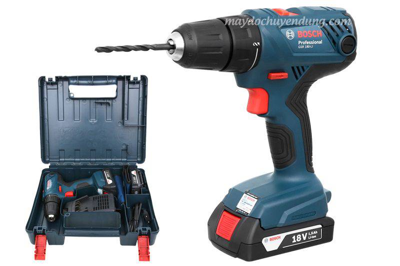 Bộ máy khoan pin Bosch GSR 180 li