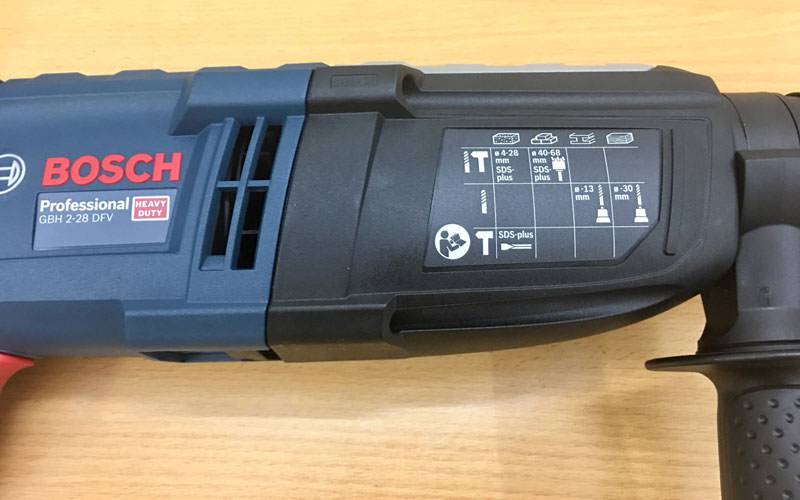 Thông số kỹ thuật máy khoan Bosch GBH 2-28DFV