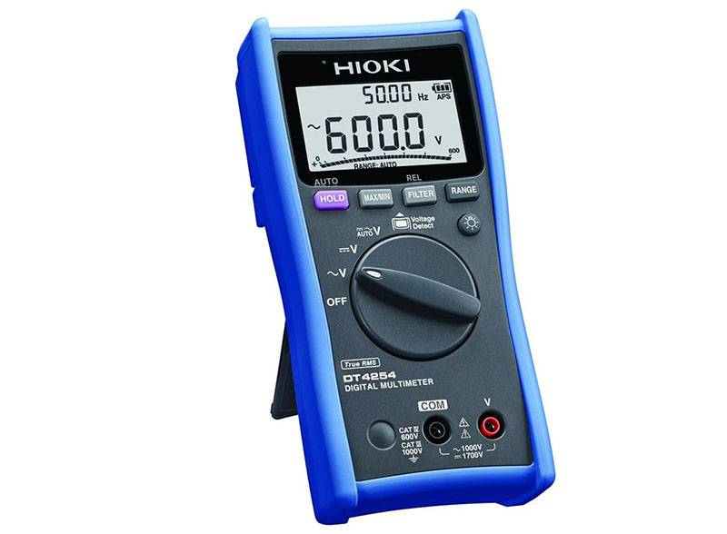 Hioki DT4254 thiết kế nhỏ gọn, đảm bảo tiêu chuẩn an toàn