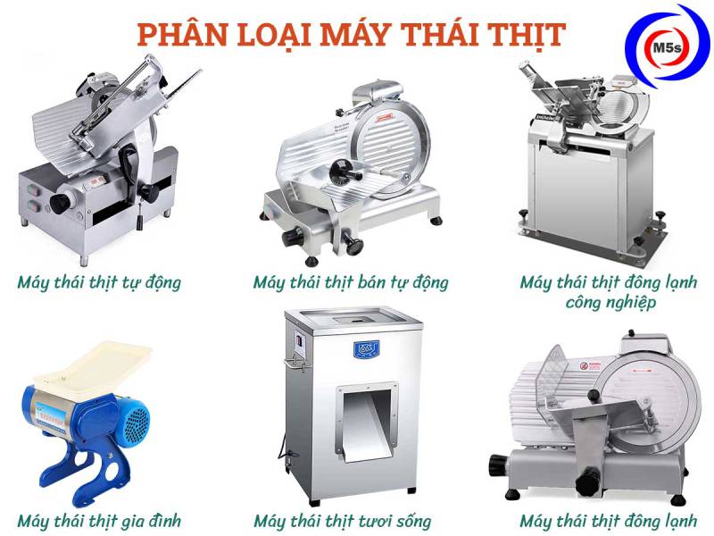 Phân loại máy thái thịt