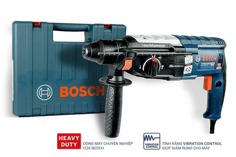 Bosch GBH 2 28 DV sở hữu tính năng chống rung vượt trội