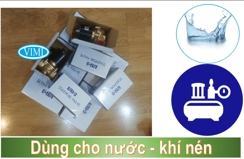 Có thể dùng được cho môi trường nước và khí nén