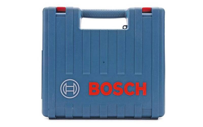 Máy khoan Bosch GBH 2-26E được đựng trong hộp nhựa chắc chắn