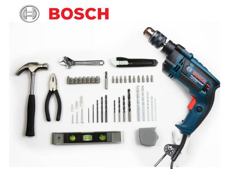 Bên trong bộ máy khoan Bosch GSB 13 RE SET 100