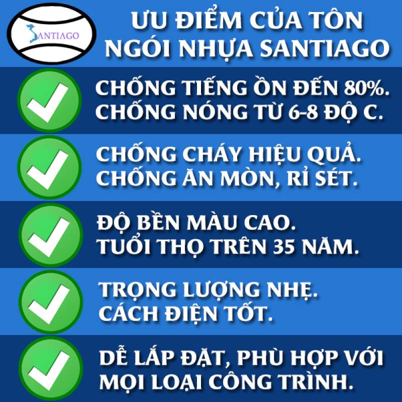 ngói nhựa santiago