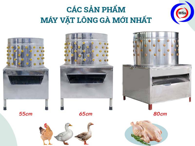 Các sản phẩm máy vặt lông gà vịt