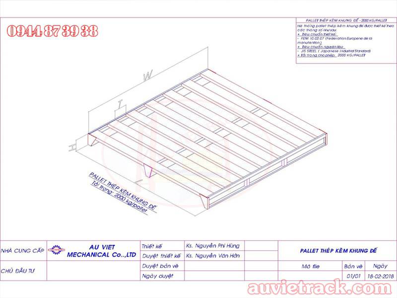 pallet sắt mạ kẽm