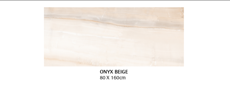 Gạch khổ lớn Ấn Độ men bóng Onyx Beige 80×160