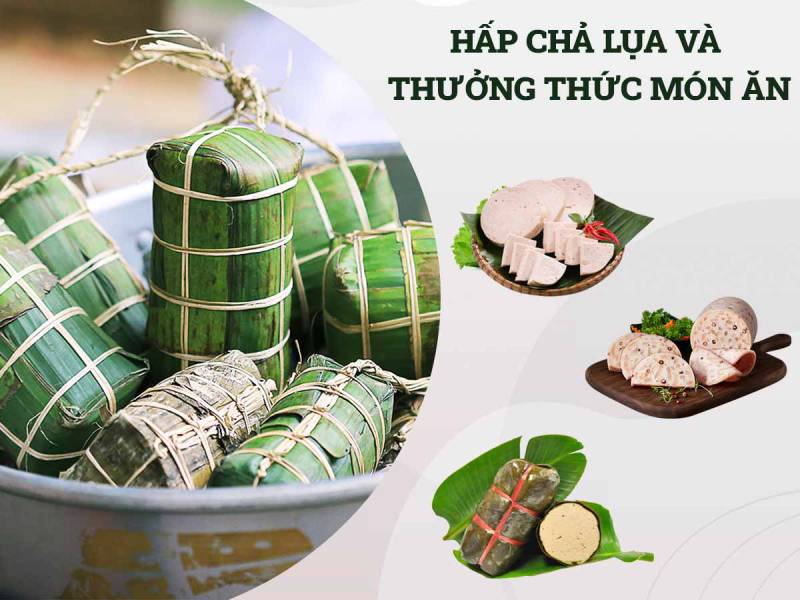 Hấp giò chả