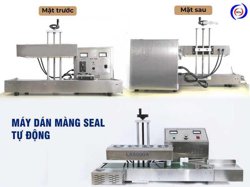 Máy dán màng seal tự động