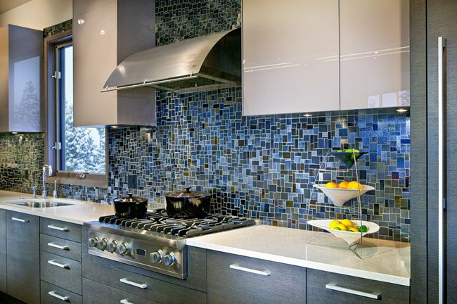 Đá mosaic lát bếp