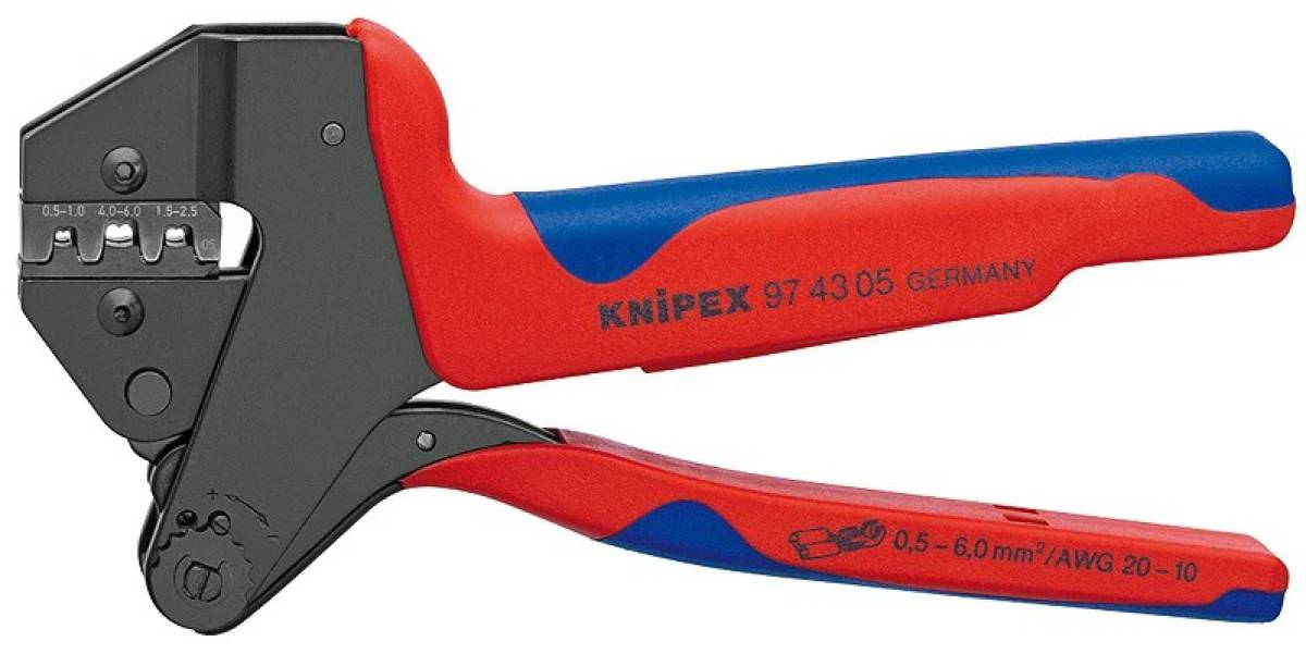 Kìm Bấm Cos Knipex PEW 12 97 43 05 Ép Cos Thìa Nối