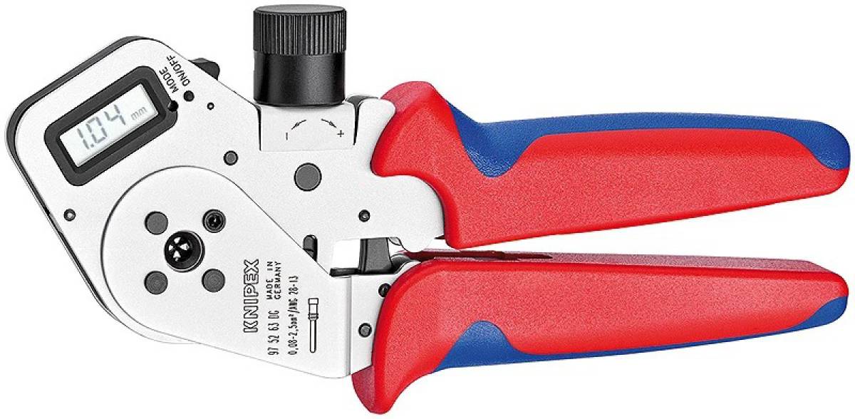 Kìm Bấm Cos Knipex Four-Mandrel 97 52 63 DG Tiết diện 0.08 - 2.5 mm²