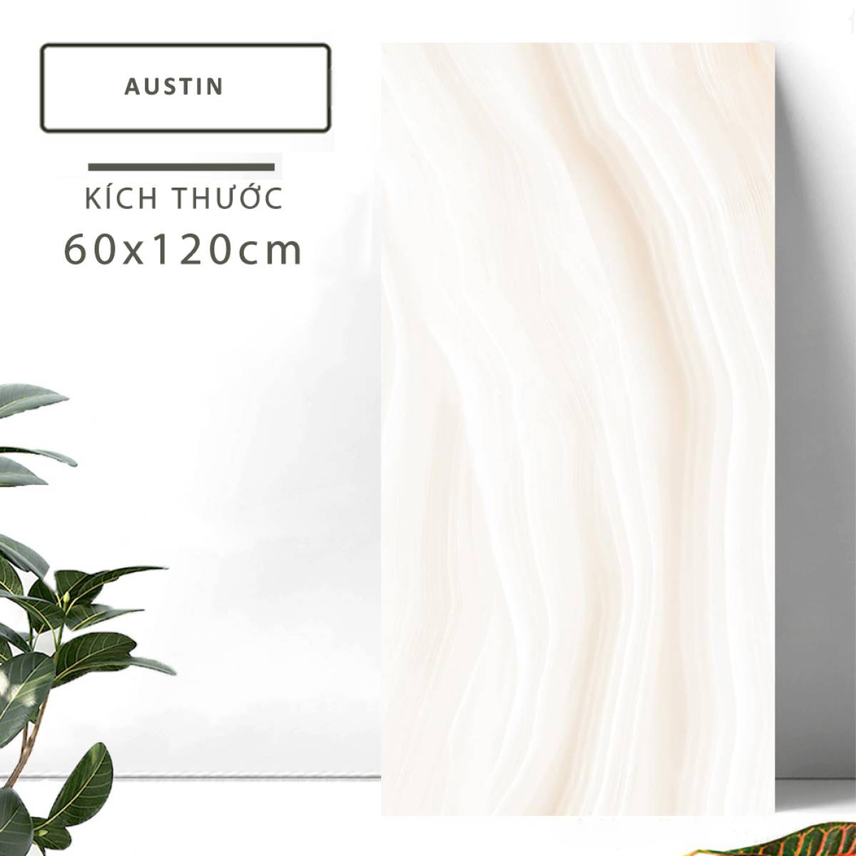 Đặc điểm của Gạch lát nền Ấn Độ men bóng 600x1200mm AUSTIN