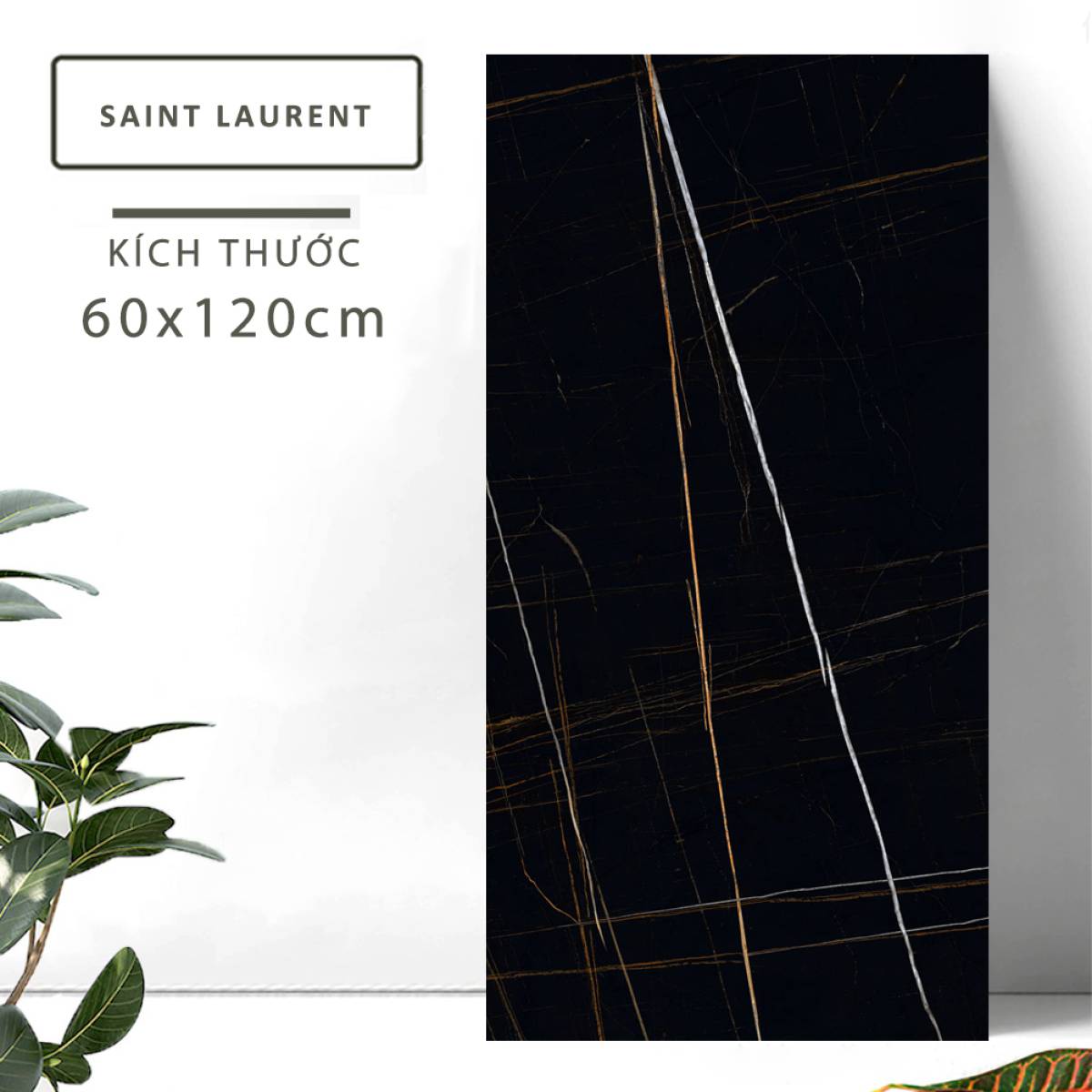 Đặc điểm của Gạch lát nền Ấn Độ men bóng 600x1200mm SAINT LAURENT