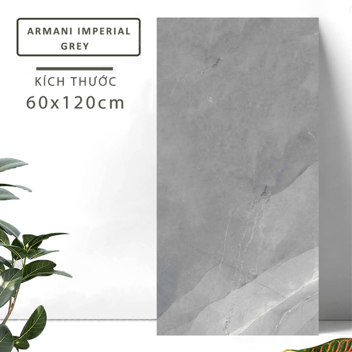 Đặc điểm của Gạch khổ lớn Ấn Độ men Matt 600x1200mm ARMANI IMPERIAL BROWM 