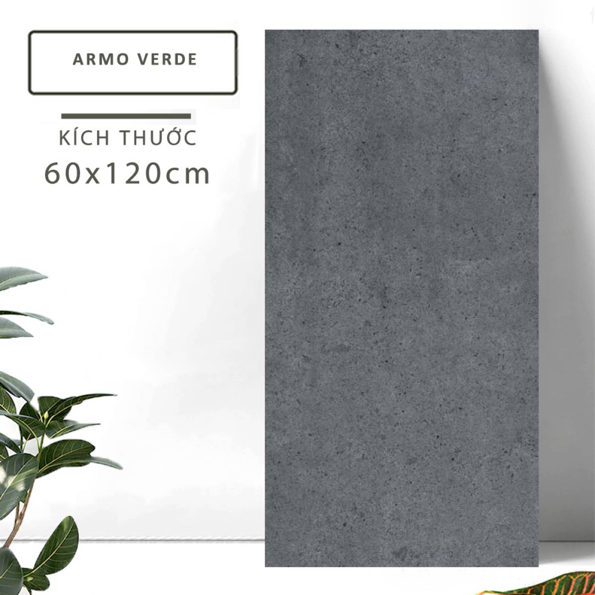 Đặc điểm của Gạch khổ lớn Ấn Độ men Matt 600x1200mm ARMO VERDE