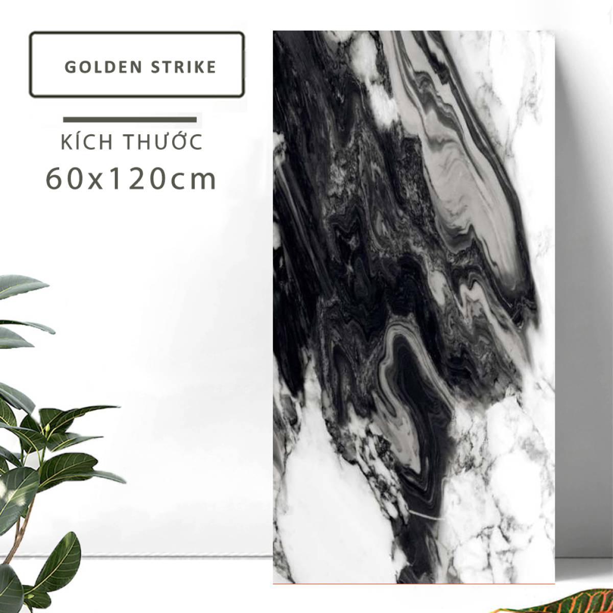 Đặc điểm của Gạch khổ lớn Ấn Độ men bóng 600x1200mm ICONIC WHITE