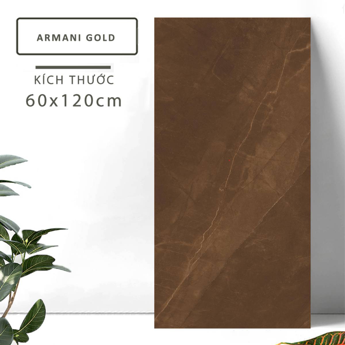 Sản phẩm gạch khổ lớn men bóng Nessa Ấn Độ 600x1200mm ARMANI GOLD