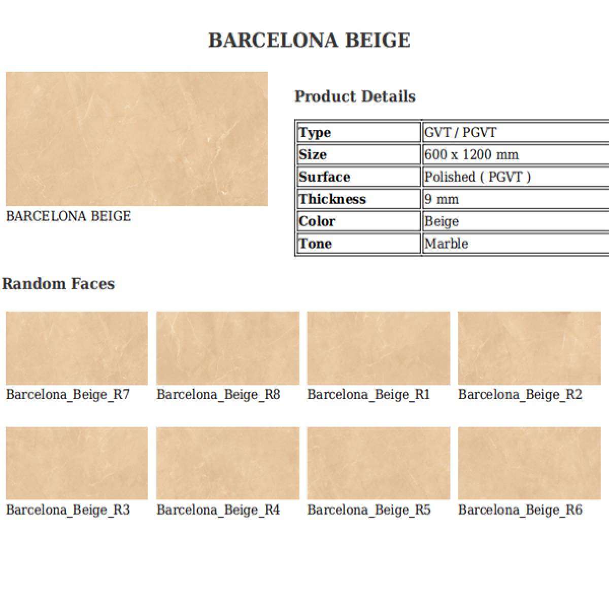 Sản phẩm gạch khổ lớn men bóng Nessa Ấn Độ 600x1200mm BARCELONA BEIGE