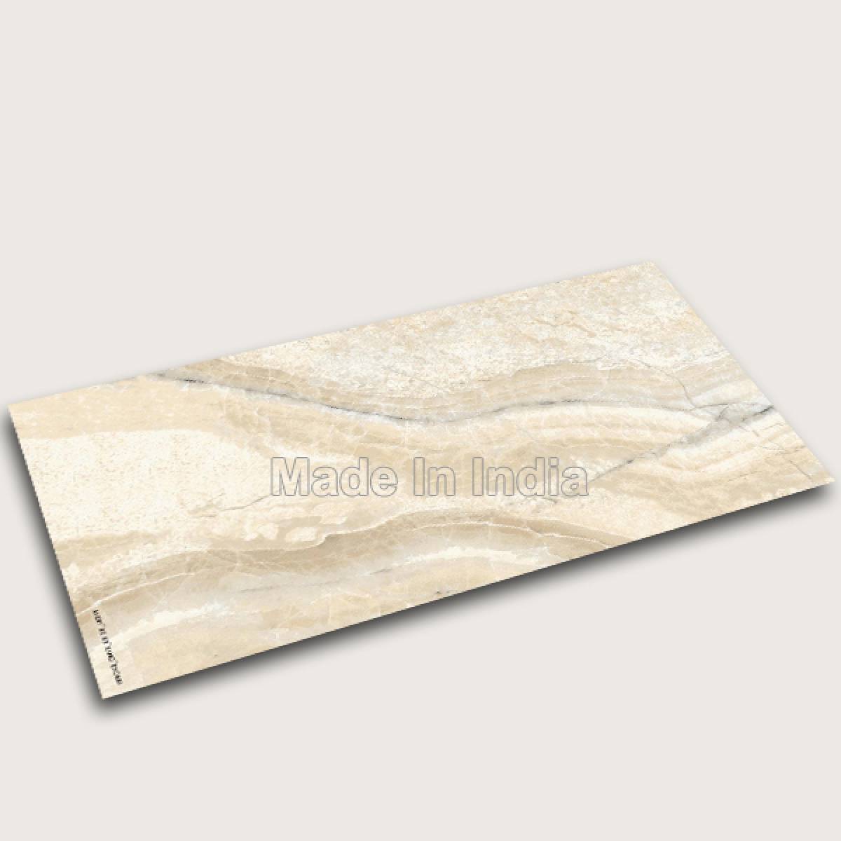 Gạch khổ lớn Ấn Độ men bóng Brick Onyx Beige Light 60×120