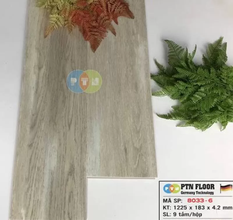 Sàn nhựa hèm khóa PTN 8033-6
