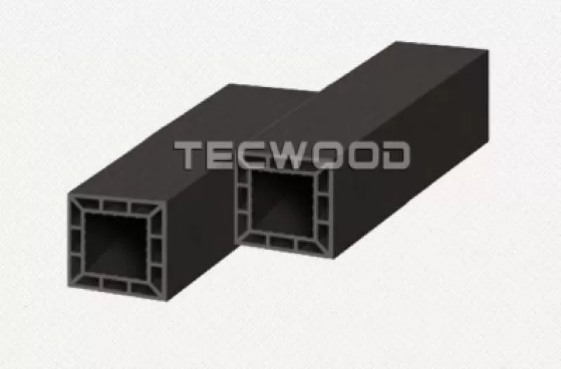 Trụ cột gỗ nhựa TecWood E200 – Black