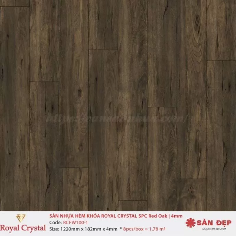 Sàn nhựa Royal Ctystal RCFW100-1