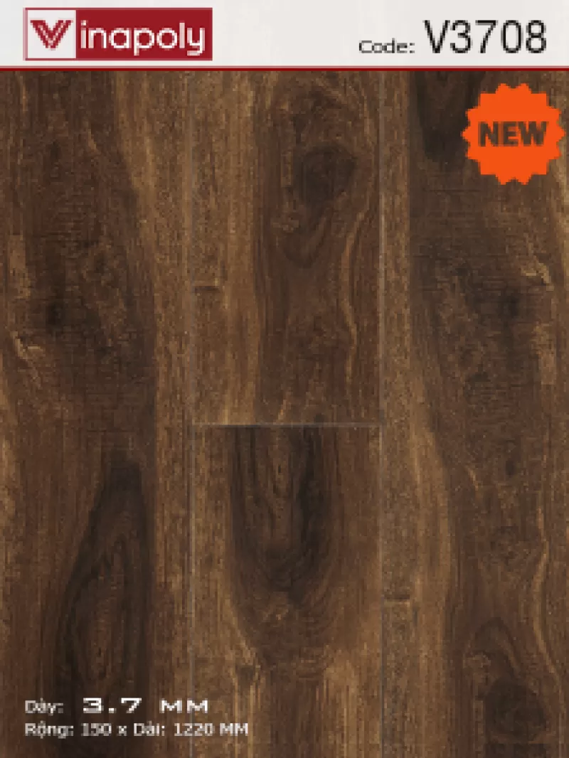 Sàn nhựa Vinapoly V3708
