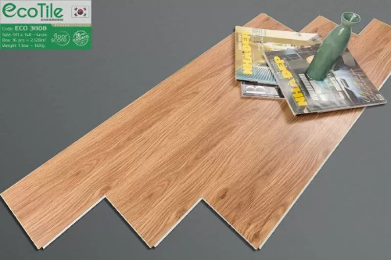 Sàn nhựa hèm khóa EcoTile 3808
