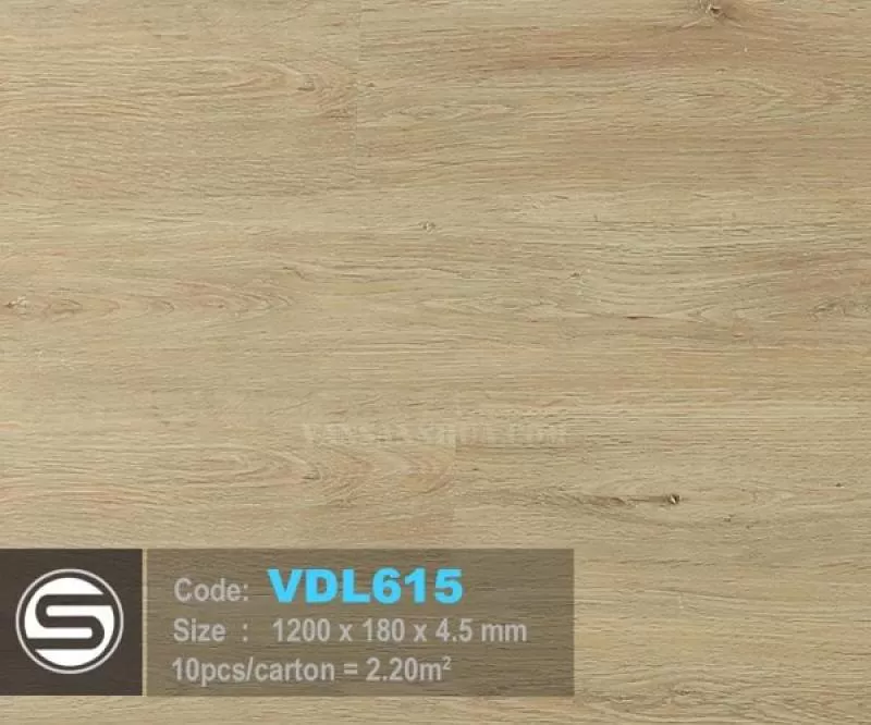 Sàn nhựa hèm khóa VDL615