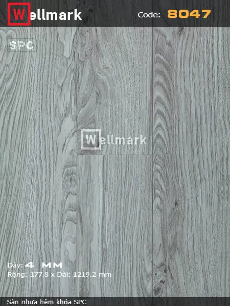 Sàn nhựa Wellmark 8047