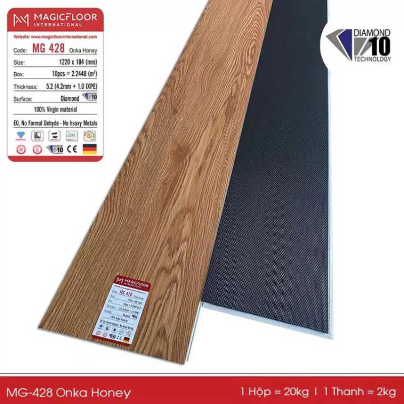 Sàn nhựa hèm khóa IXPE MG 428