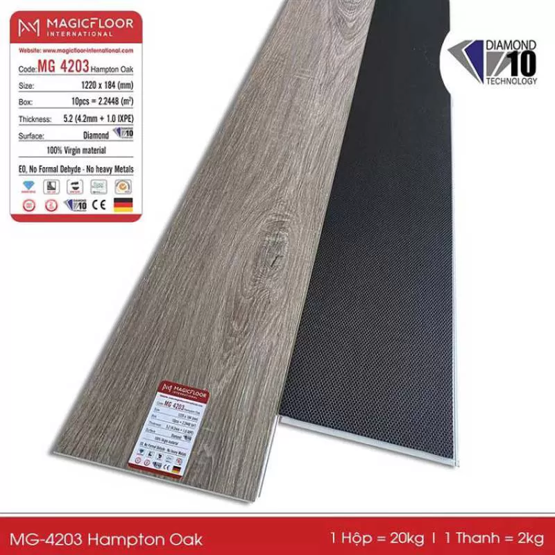 Sàn nhựa hèm khóa IXPE MG 4203