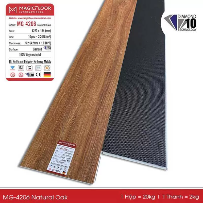 Sàn nhựa hèm khóa IXPE MG 4206