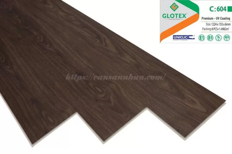 Sàn nhựa Glotex hèm khóa C604