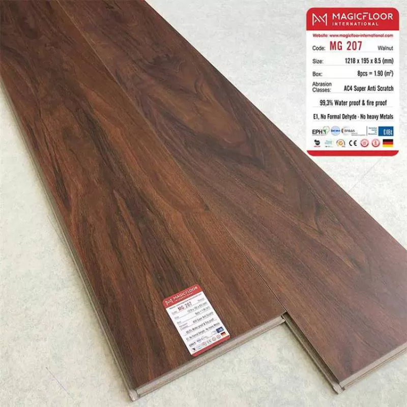 Sàn nhựa hèm khóa Magic Floor MG 207