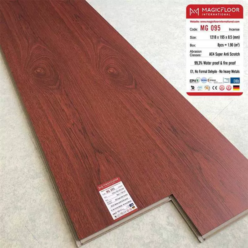 Sàn nhựa hèm khóa Magic Floor MG 095