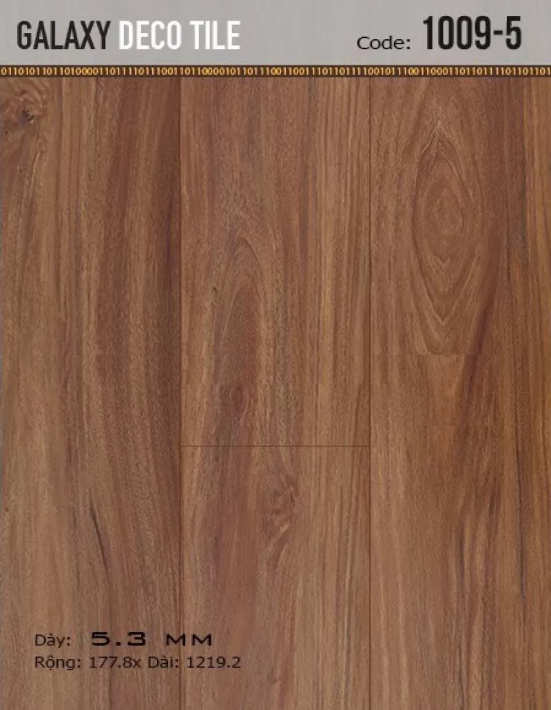 Sàn nhựa hèm khoá Galaxy 1009-5