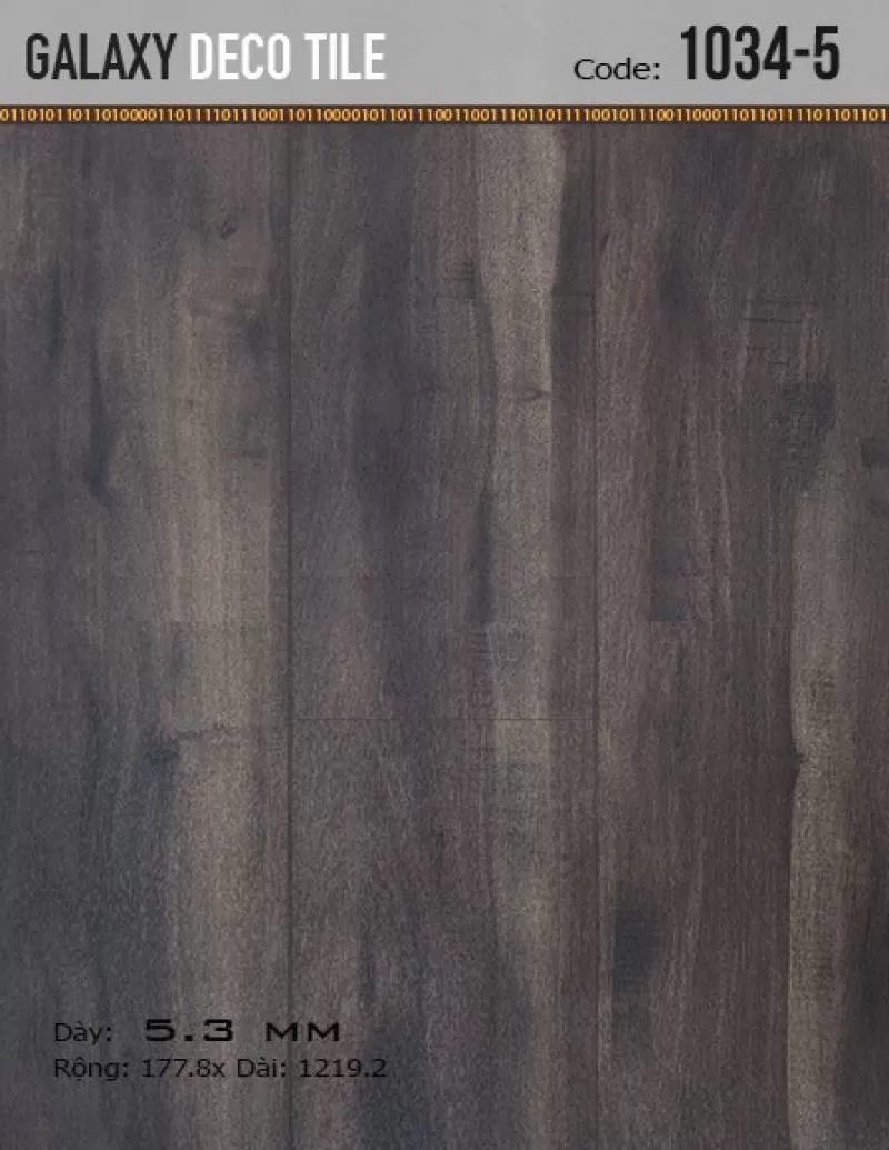 Sàn nhựa hèm khoá Galaxy 1034-5