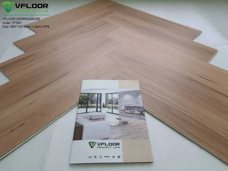 Sàn nhựa xương cá Vfloor VF503